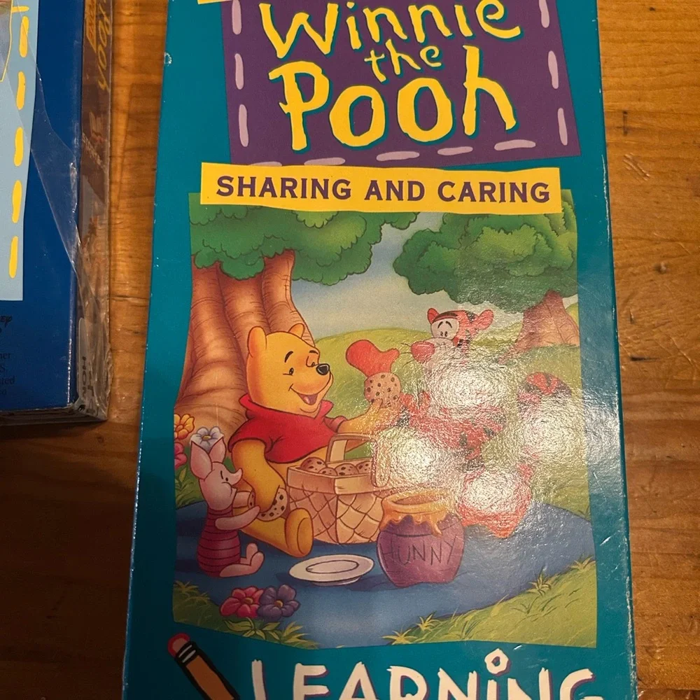 Winnie the POOH learning collection of VHS movies lot of three